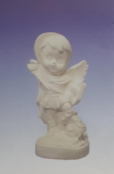 Escultura São Miguel Baby Imagem para Pintar em Gesso