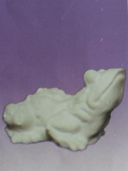 Escultura Sapo Trovoada Imagem em Gesso Cru para Pintar