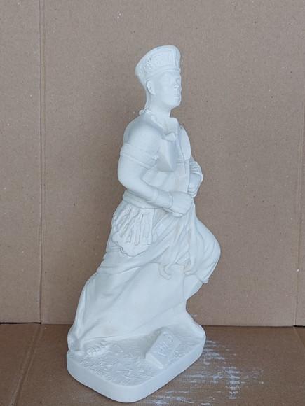 Escultura Xango Orixá do Candomblé em Gesso para Pintar