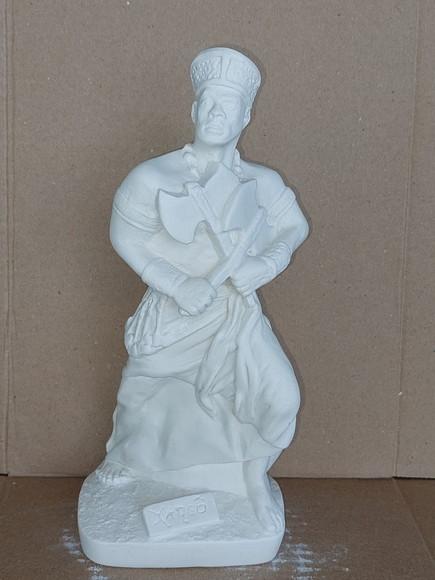 Escultura Xango Orixá do Candomblé em Gesso para Pintar