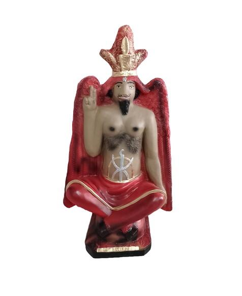 Exu Belzebu Imagem Belzebu Bafomé Baphomet Grande 60cm