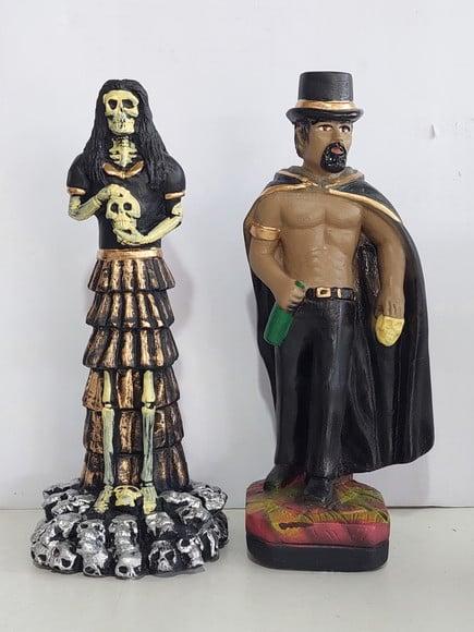 Exu Caveira + Pomba Gira Dona Tata Caveira Imagem Casal