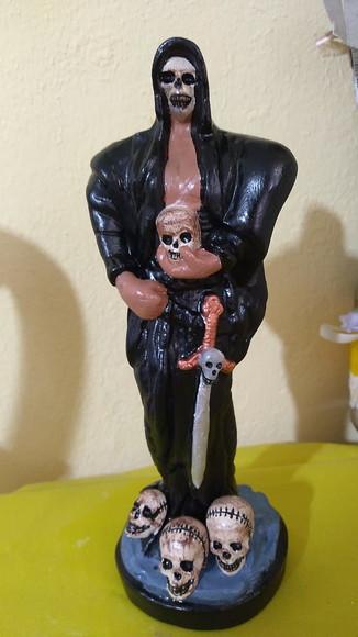 Exu Caveira Imagem Exu João Caveira c/ Pintura Personalizada