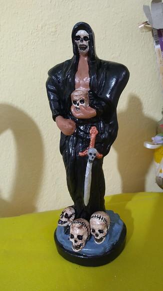 Exu Caveira Imagem Exu João Caveira c/ Pintura Personalizada