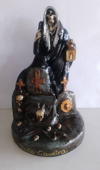 Exu da Morte Imagem Exu João Caveira Cemitério das Almas