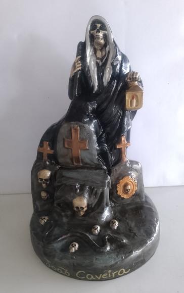 Exu da Morte Imagem Exu João Caveira Cemitério das Almas