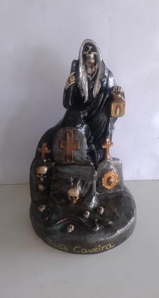 Exu da Morte Imagem Exu João Caveira Cemitério das Almas