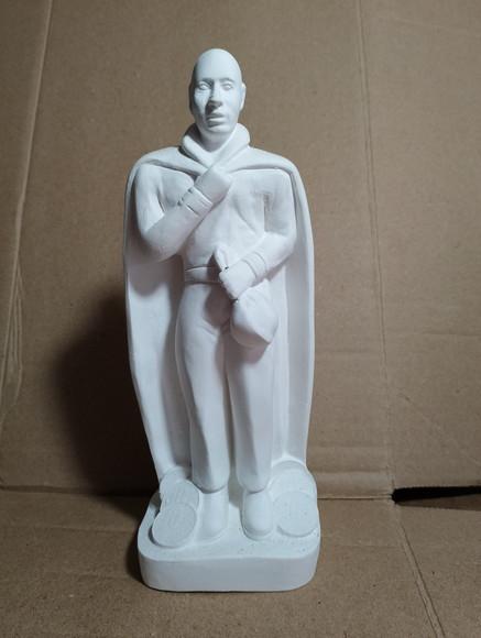 Exu do Ouro Imagem Exu do Ouro Escultura em Gesso Cru