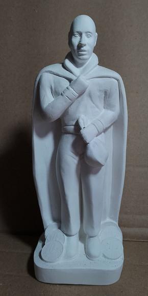 Exu do Ouro Imagem Exu do Ouro Escultura em Gesso Cru
