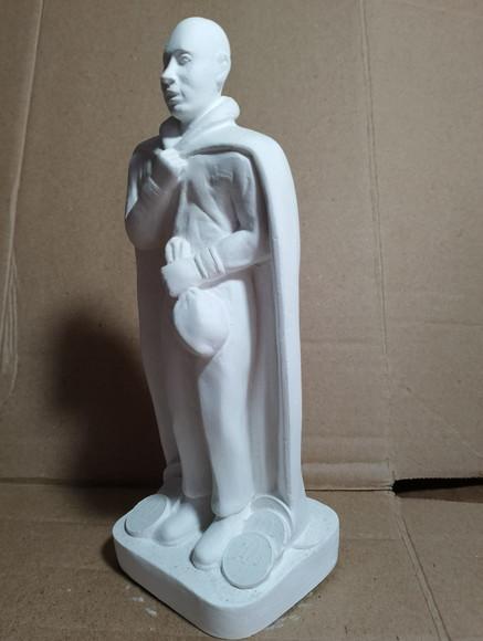 Exu do Ouro Imagem Exu do Ouro Escultura em Gesso Cru