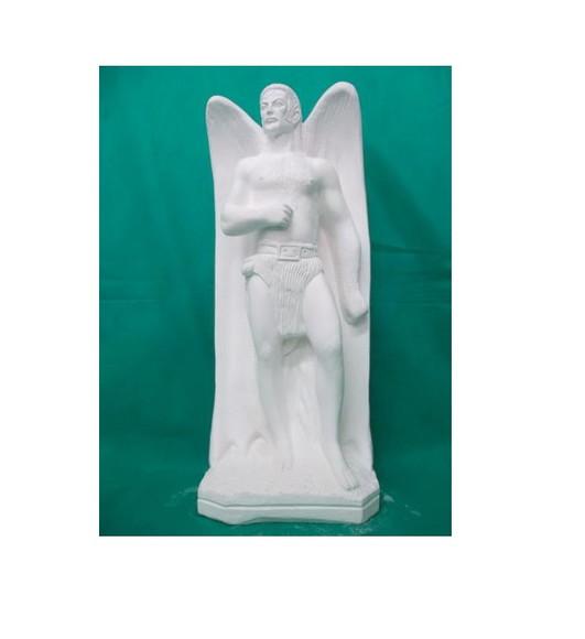 Exu Morcego Imagem Exu Morcego Escultura em Gesso Cru