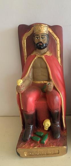 Exu Rei no Trono Imagem Rei Sentado no Trono