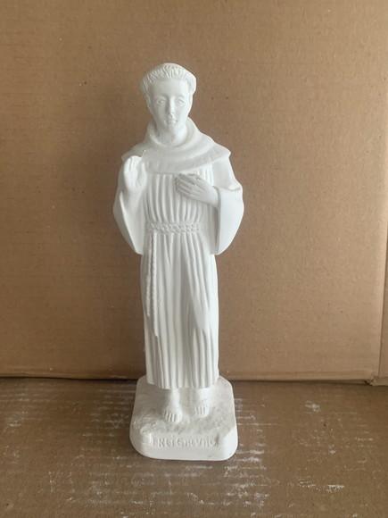 Frei Galvão Imagem Santo São Frei Galvão Escultura Gesso Cru