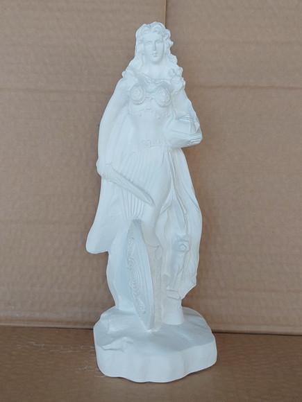Freya Imagem Fréia Deusa Nórdica Fertilidade Amor Gesso Cru