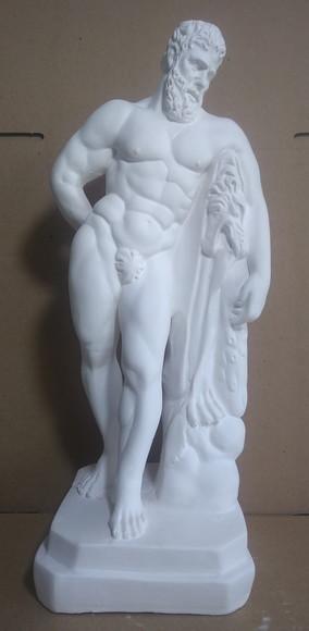 Hércules Imagem Hercules Escultura Hércules em Gesso Cru