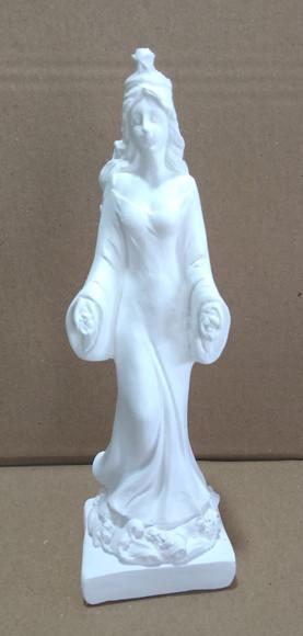 Iemanjá Imagem Yemanja Escultura em Gesso Cru