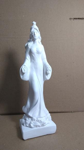 Iemanjá Imagem Yemanja Escultura em Gesso Cru