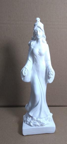 Iemanjá Imagem Yemanja Escultura em Gesso Cru