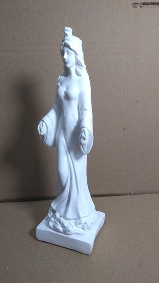 Iemanjá Imagem Yemanja Escultura em Gesso Cru