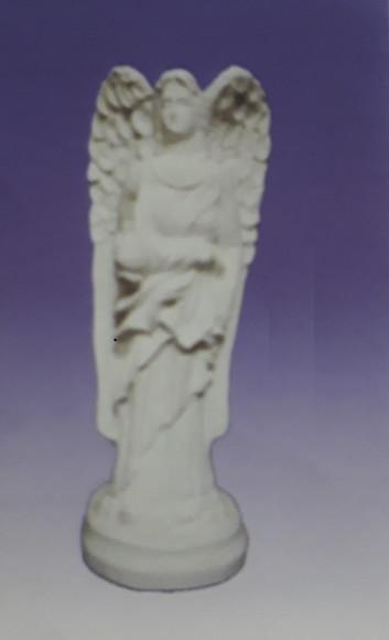 Imagem Anjo Rafael Escultura em Gesso Cru para Pintar