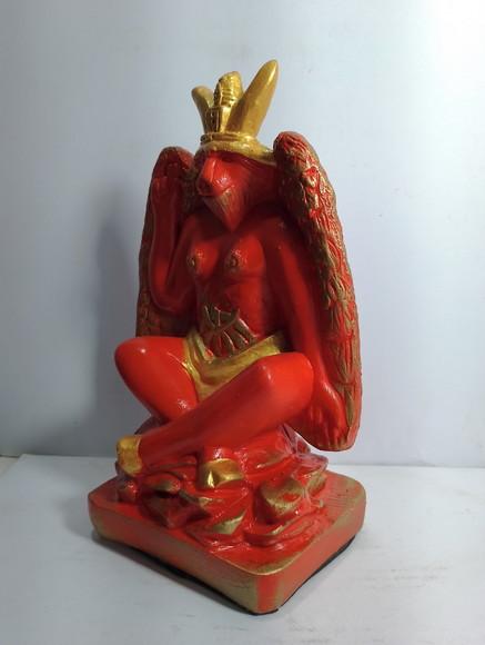 Imagem Bafomé Escultura Baphomet Estatua Exu Belzebu