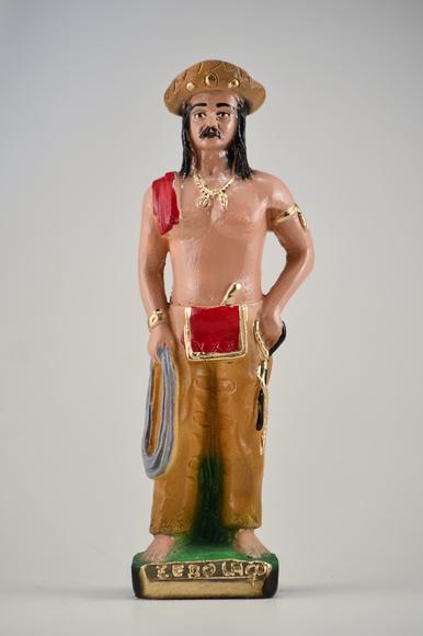 Imagem Baiano Zé do Laço Escultura100% em Gesso com 30cm