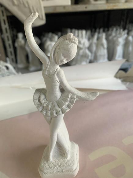 Imagem Bailarina Escultura em Gesso Cru para Pintar