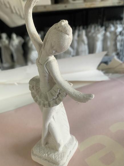 Imagem Bailarina Escultura em Gesso Cru para Pintar