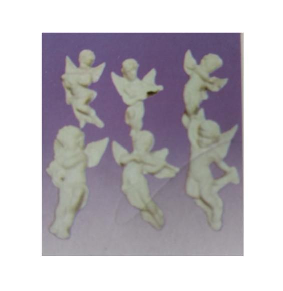 Imagem Banda de Anjos Cantores em Gesso para Pintar