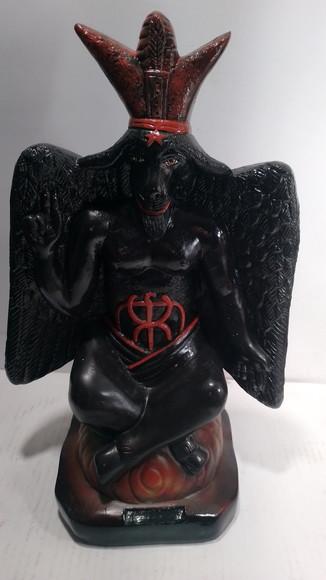 Imagem Baphomet Bafomé Escultura Exu Belzebu Pintura Escolhe