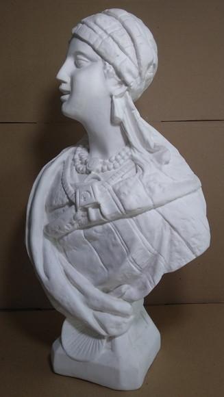 Imagem Busto Cigana do Oriente Escultura Cigana Árabe 40cm