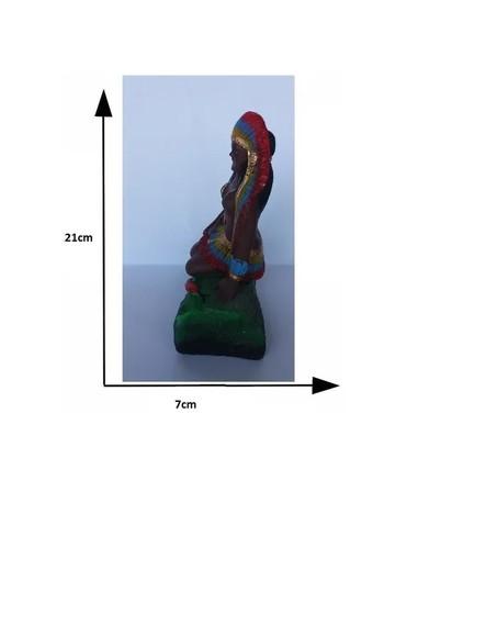Imagem Cabocla Jurema do Rio Escultura em Gesso 100% Puro