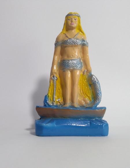 Imagem Cabocla Mariana Escultura Gesso Estatua Pequena