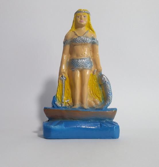 Imagem Cabocla Mariana Escultura Gesso Estatua Pequena