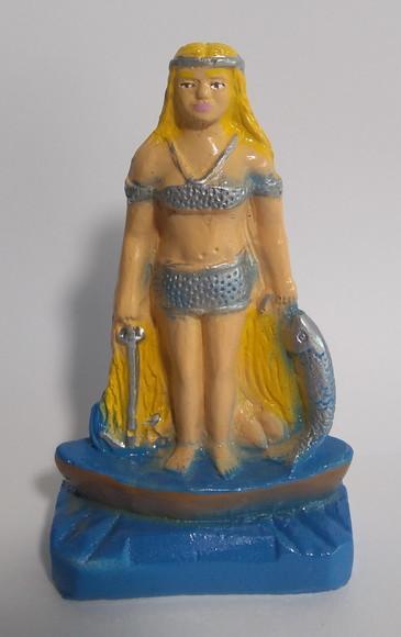 Imagem Cabocla Mariana Escultura Gesso Estatua Pequena