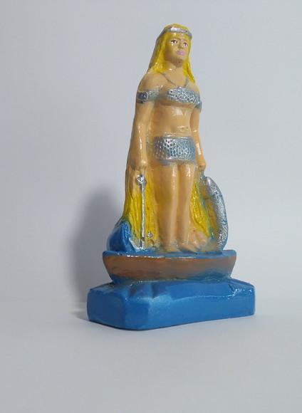 Imagem Cabocla Mariana Escultura Gesso Estatua Pequena