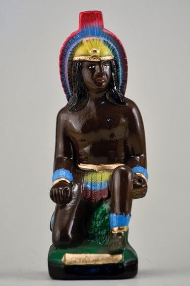 Imagem Caboclo Sultão das Matas Escultura em Gesso Puro