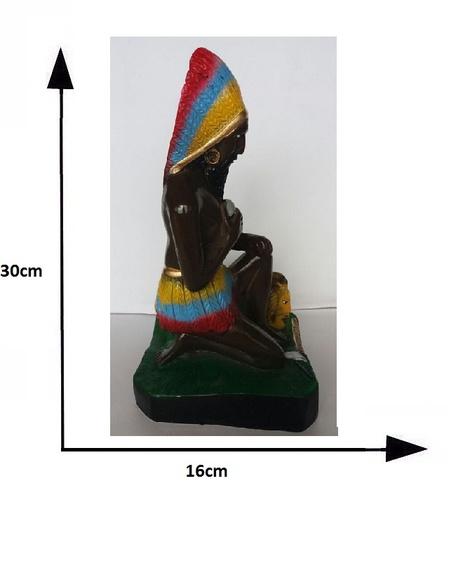 Imagem Caboclo Xango das Matas Escultura Xango das Matas