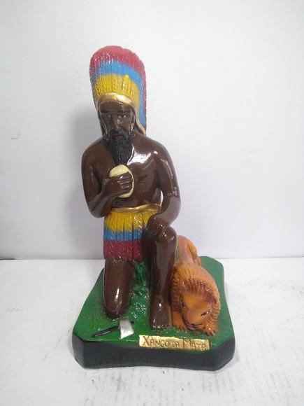 Imagem Caboclo Xango das Matas Escultura Xango das Matas