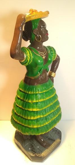 Imagem Chica Baiana Escultura Mestra Baiana c/ Tabuleiro