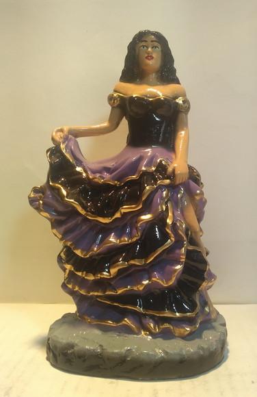 Imagem Cigana do Amor Escultura Cigana 7 Saias das Rosas