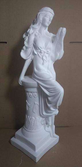 Imagem Cigana Espanhola Escultura em Gesso Cru para Pintar