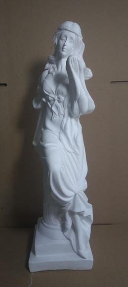 Imagem Cigana Espanhola Escultura em Gesso Cru para Pintar