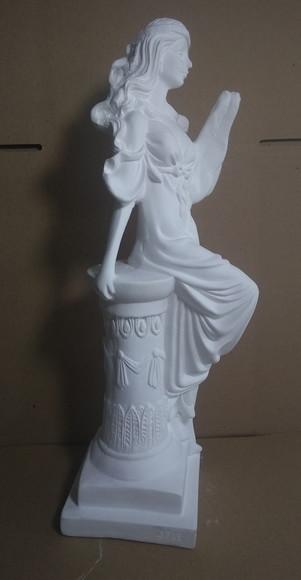 Imagem Cigana Espanhola Escultura em Gesso Cru para Pintar