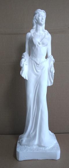 Imagem Cigana Paloma ou Luna Escultura Gesso Cru para Pintar