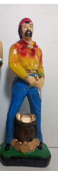 Imagem Cigano do Ouro Escultura do Cigano Vladimir c/ Moedas