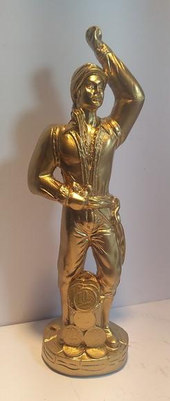 Imagem Cigano do Ouro Escultura do Cigano Vladimir c/ Moedas