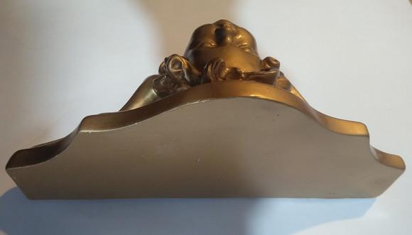 Imagem Console com Anjo Escultura Suporte P/colocar N Parede