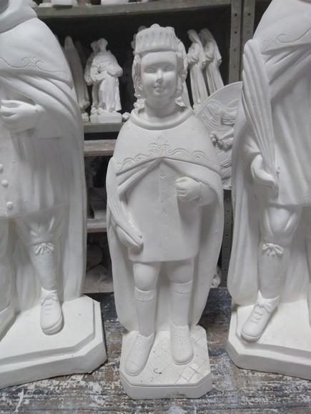 Imagem Cosme Damião 60cm e Doum 40cm 3 Esculturas Grandes