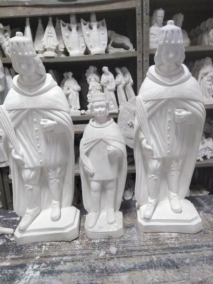 Imagem Cosme Damião 60cm e Doum 40cm 3 Esculturas Grandes